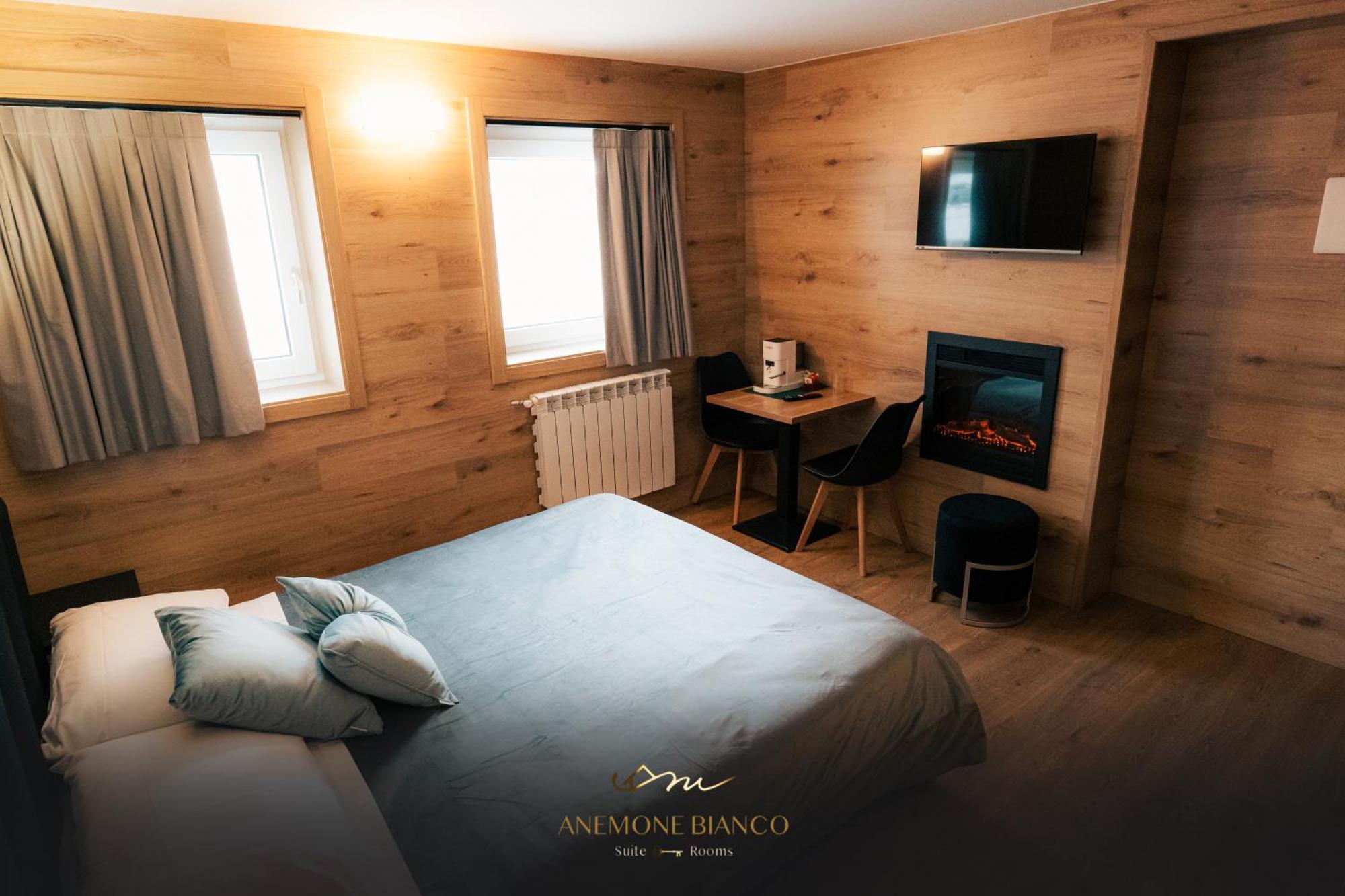 Anemone Bianco Suite Rooms Пассо-дель-Тонале Экстерьер фото