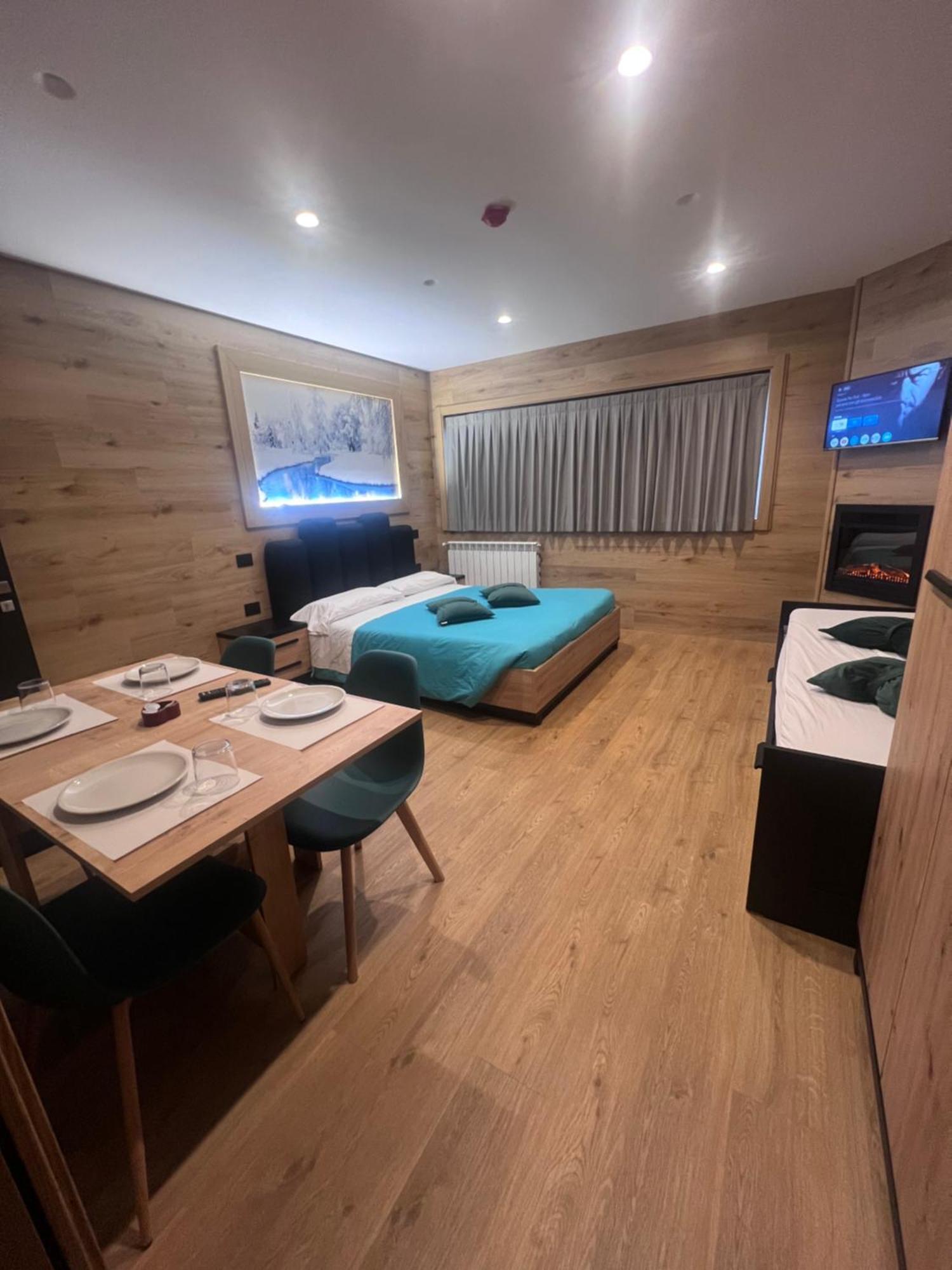 Anemone Bianco Suite Rooms Пассо-дель-Тонале Экстерьер фото